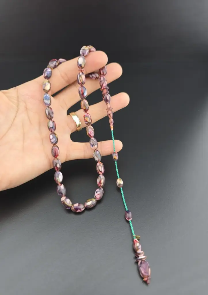 Diver Master Signed 1st Class Workmanship French Galalith Rosary - 4