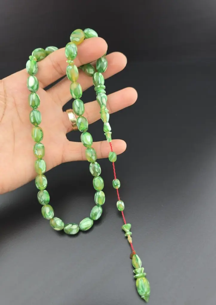 Diver Master Signed 1st Class Workmanship French Galalith Rosary - 9