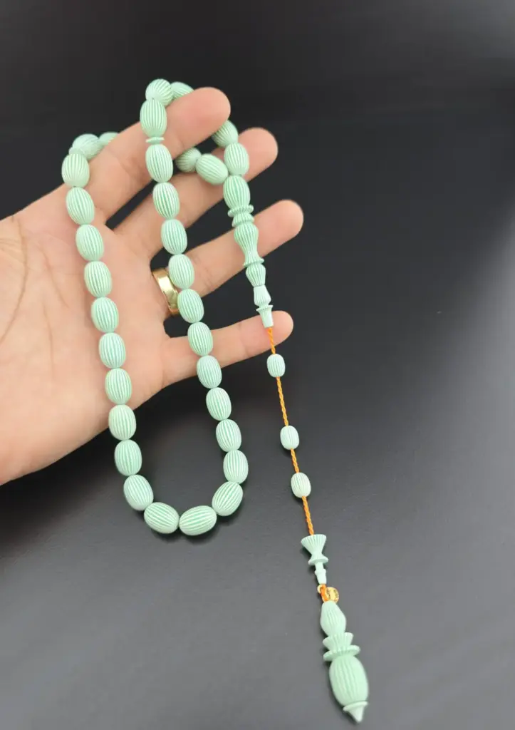 To Diver Master Signed 1st Class Workmanship – French Galalith Rosary - 4