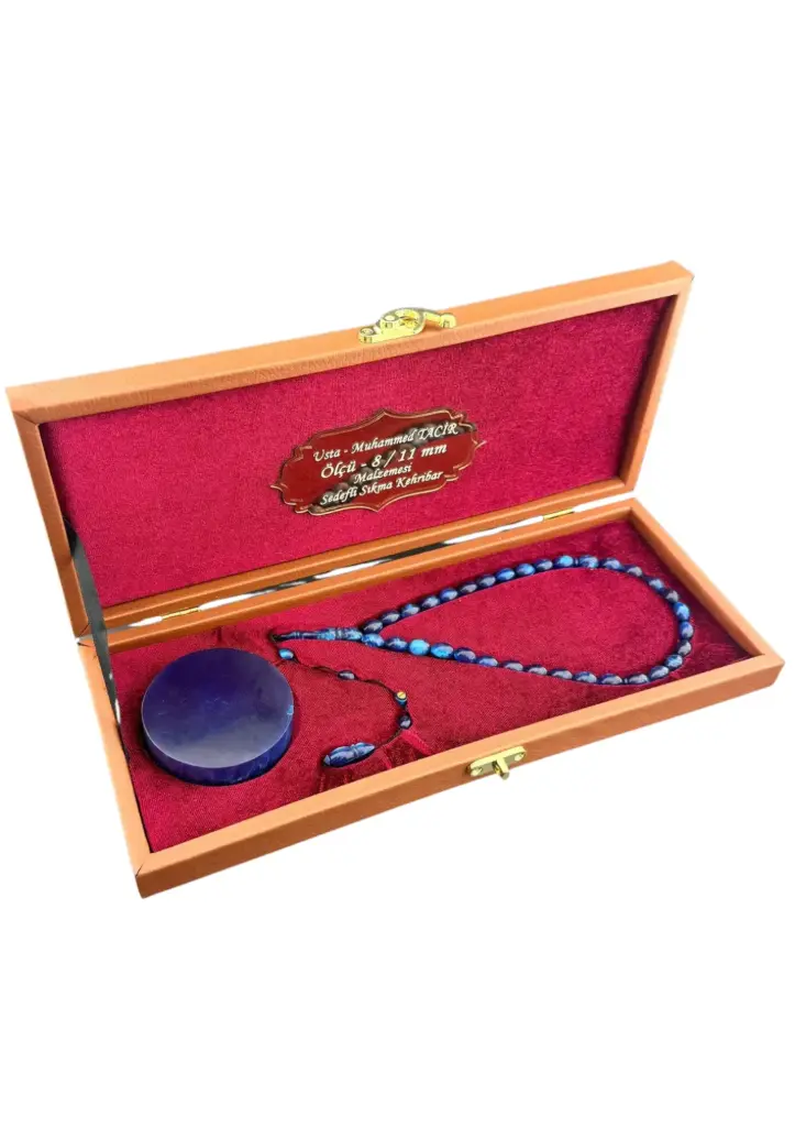 Muhammed Tacir Master’s Work – Pearl Squeezed Amber & Object Set in Special Design Box - 2