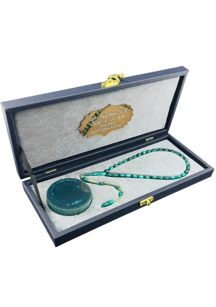Muhammed Tacir Master’s Work – Pearl Squeezed Amber & Object Set in Special Design Box - 4