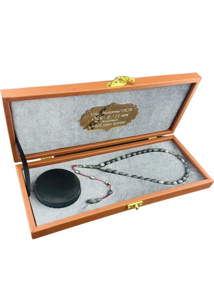 Muhammed Tacir Master’s Work – Pearl Squeezed Amber & Object Set in Special Design Box - 7
