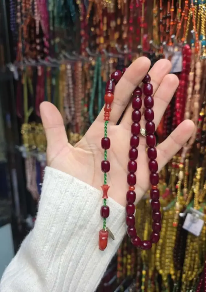 İsa Balkaya Master Signed Squeeze Amber Rosaries Size : 11*8mm