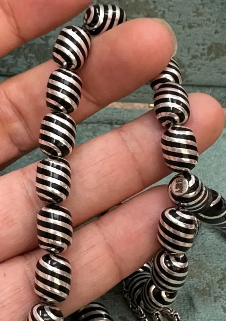 Russian Oltu Rosary with Tassel — 9.5 mm–10 mm Dimensions”